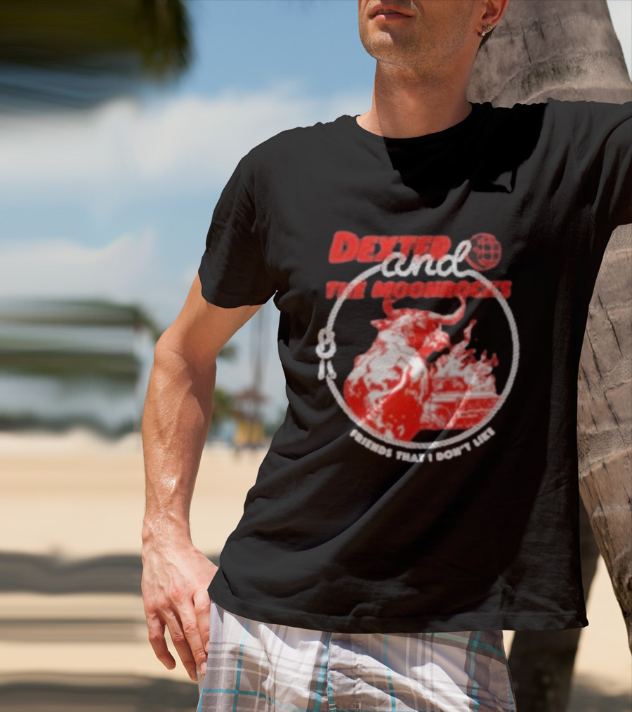 Dexter And The Moonrocks Friends Don't Like Club Album Red Bull T-Shirt