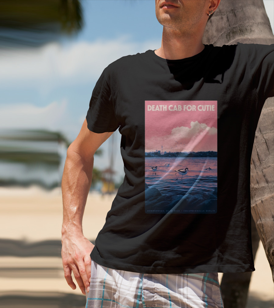 Death Cab For Cutie Columbiahalle Berlin Concert 2026 Donnerstag 01.10 Exclusive T-Shirt