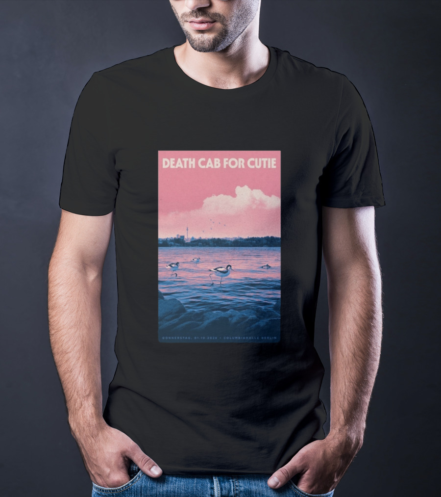 Death Cab For Cutie Columbiahalle Berlin Concert 2026 Donnerstag 01.10 Exclusive T-Shirt