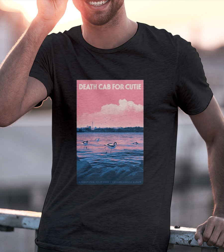 Death Cab For Cutie Columbiahalle Berlin Concert 2026 Donnerstag 01.10 Exclusive T-Shirt