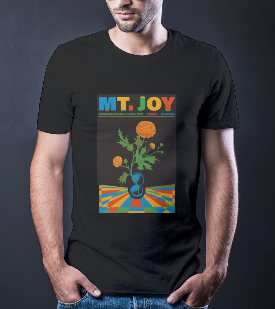 MT. JOY Huntington Bank Pavilion Northerly Island Chicago IL Oct 3 2026 Limited Edition T-Shirt