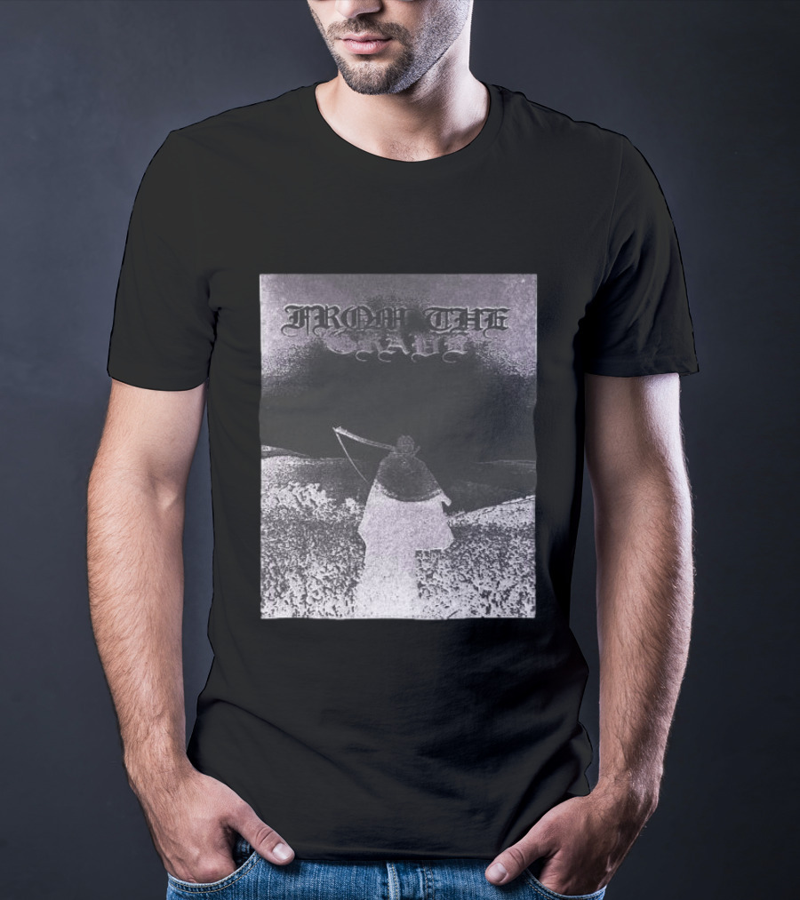 Farmer's Daughter Store From The Grave Longsleeve Gothic Reaper Scene T-Shirt