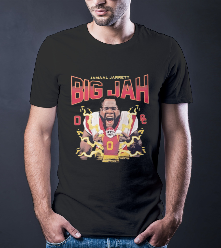 Jamaal Jarrett Big Jah USC Trojans Football No 0 Collage T-Shirt