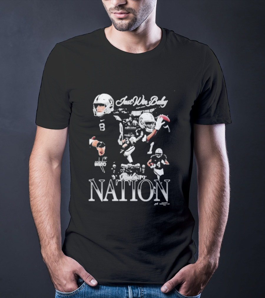 Jaee Raiders Just Win Baby Football Nation Player Highlights T-Shirt
