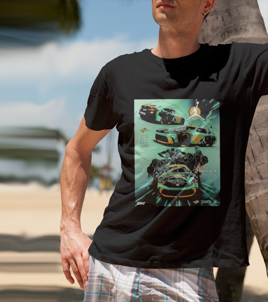 Tyler Reddick 45 Camry Jordan Monstars Las Vegas Racing T-Shirt
