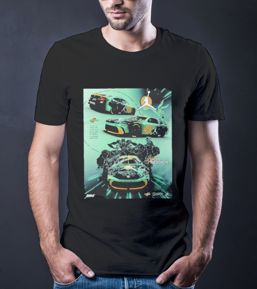 Tyler Reddick 45 Camry Jordan Monstars Las Vegas Racing T-Shirt