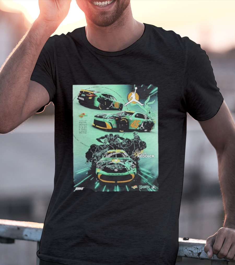 Tyler Reddick 45 Camry Jordan Monstars Las Vegas Racing T-Shirt