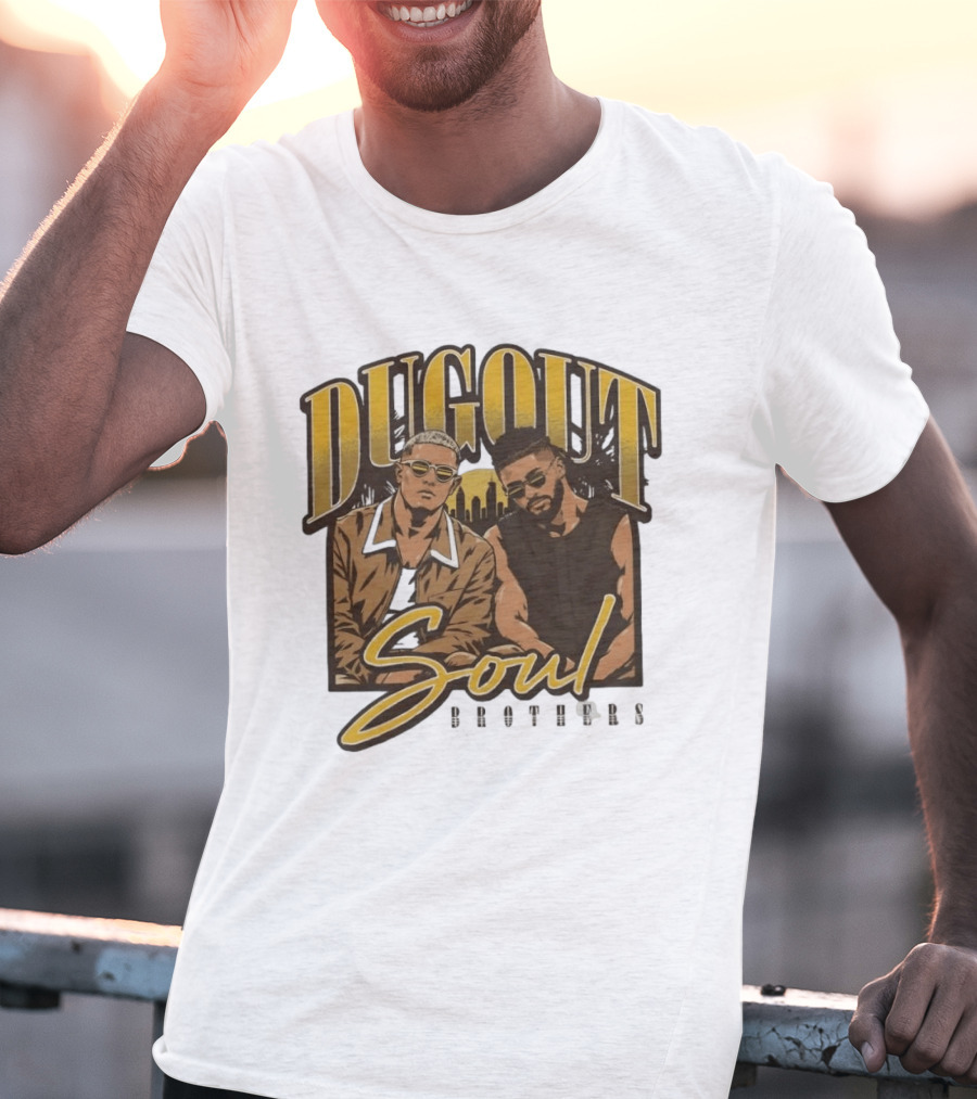 Dugout Soul Brothers Fernando Tatis Jr Manny Machado San Diego Padres T-Shirt