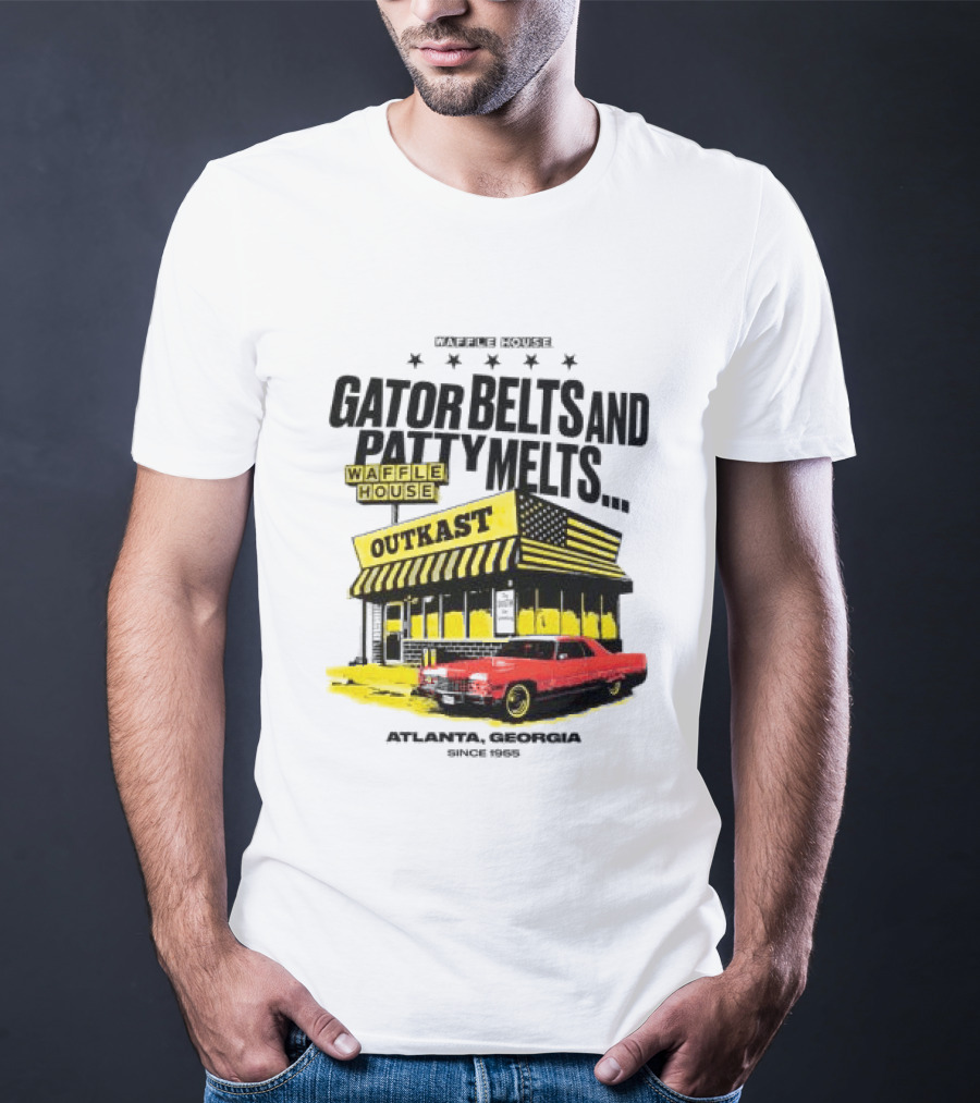 Gator Belts And Patty Melts Outkast Waffle House Atlanta Georgia 1995 T-Shirt