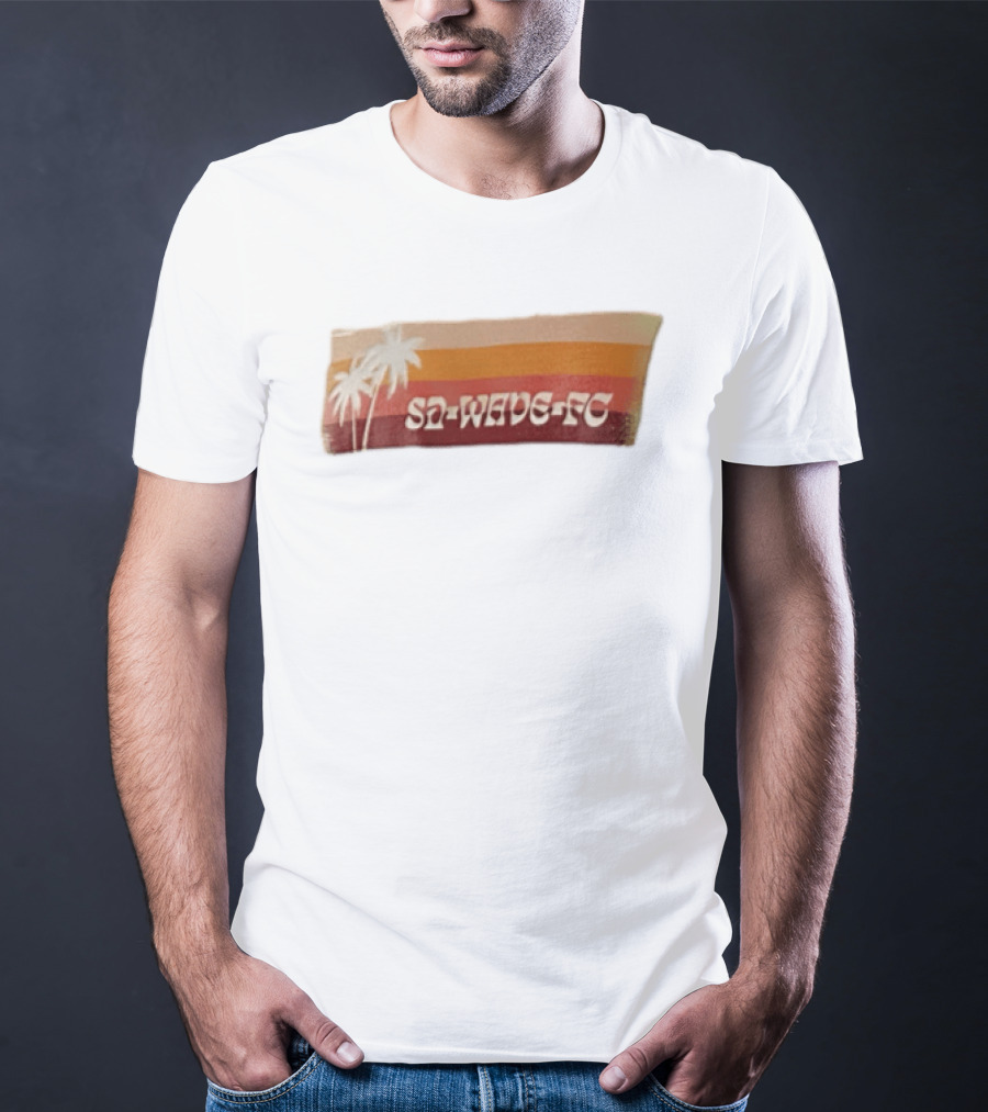 San Diego Wave FC Palm Trees Sunset SA Wave FC T-Shirt