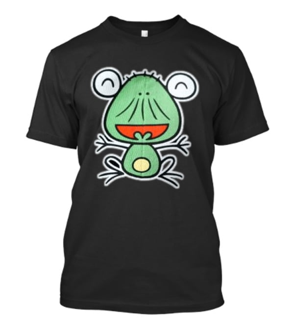 Brooklyn Museum Store Beshi Caps Cartoon Green Frog T-Shirt