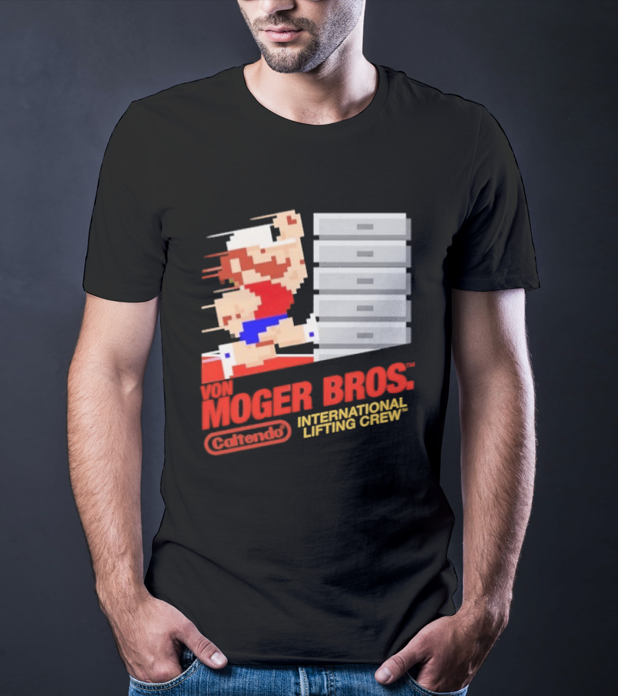 Calum Von Moger Bros Caltendo International Lifting Crew T-Shirt