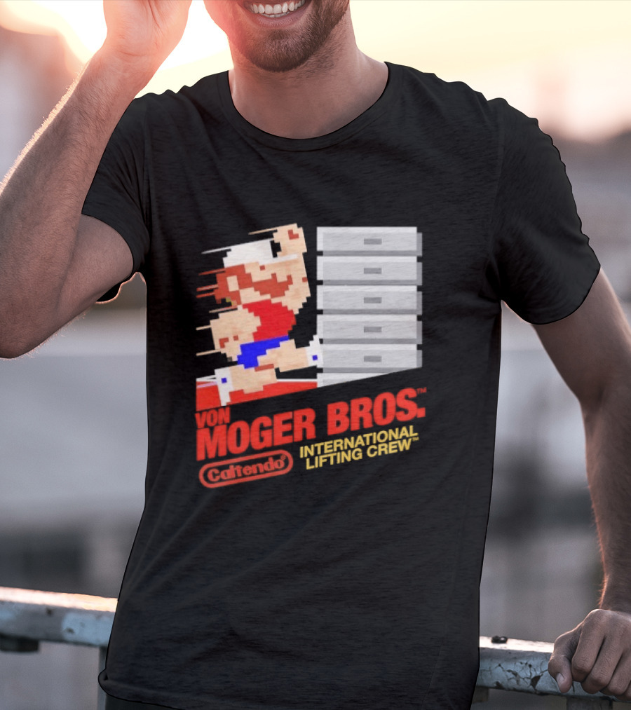 Calum Von Moger Bros Caltendo International Lifting Crew T-Shirt