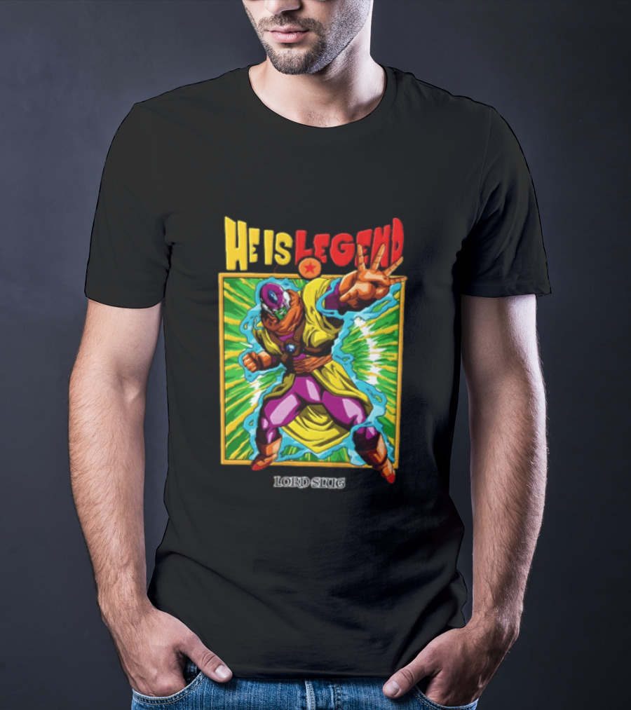 He Is Legend Lord Slug Anime Character Power Pose T-Shirt