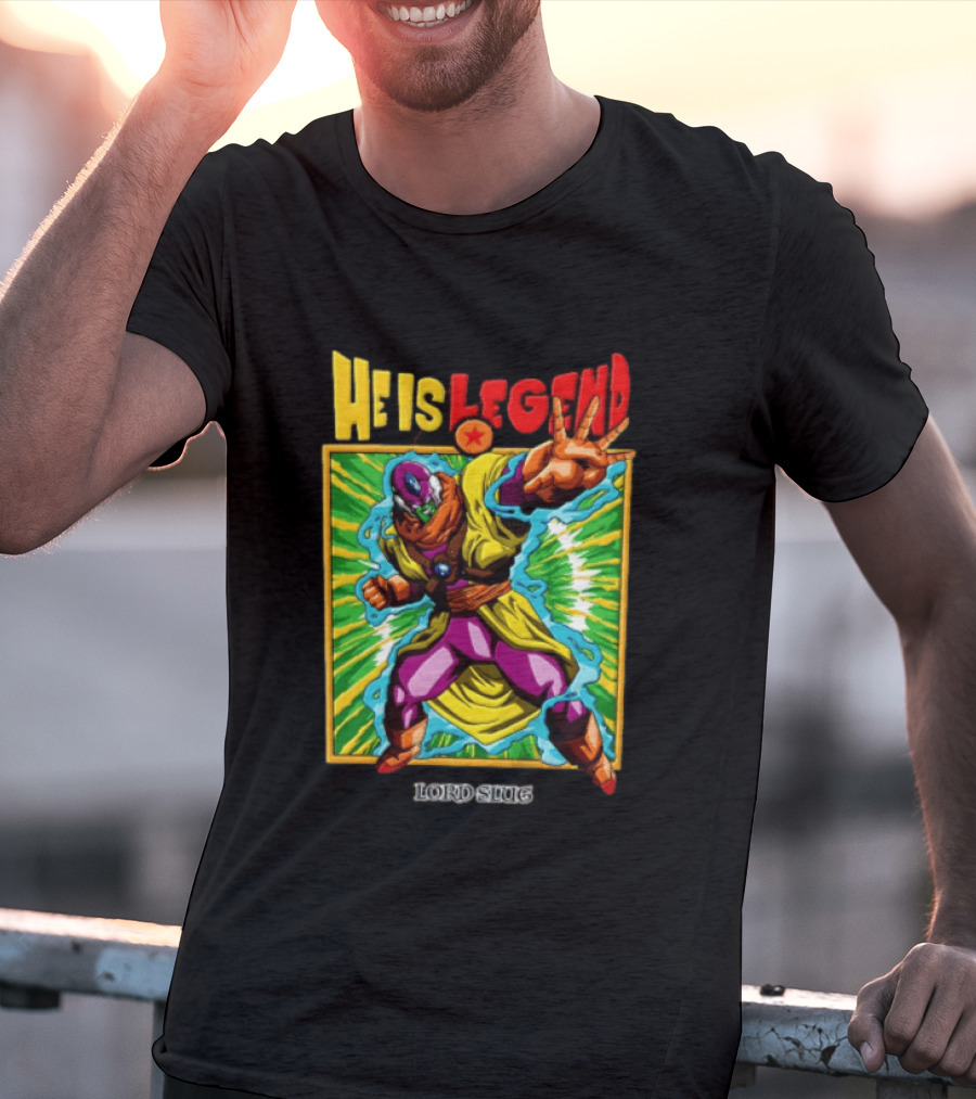 He Is Legend Lord Slug Anime Character Power Pose T-Shirt