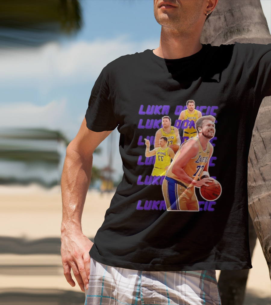 Luka Doncic Los Angeles Lakers 2026 Basketball Player 77 T-Shirt