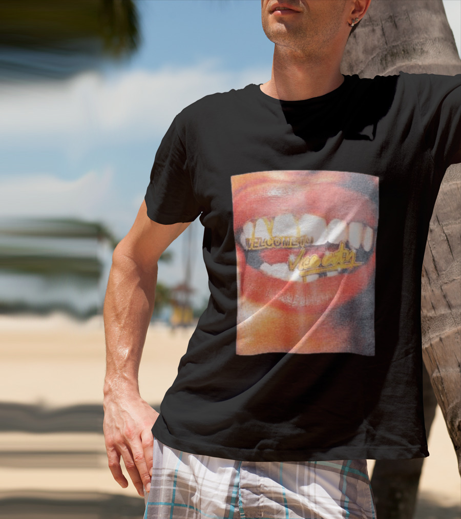 Miami Heat Store Court Culture Vice City Welcome Grill Oversized T-Shirt