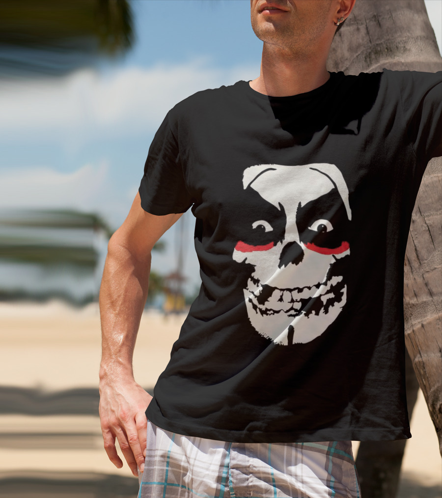 Middle Of Beyond Store Misfitshausen Misfits X Danhausen Fiend Skull T-Shirt