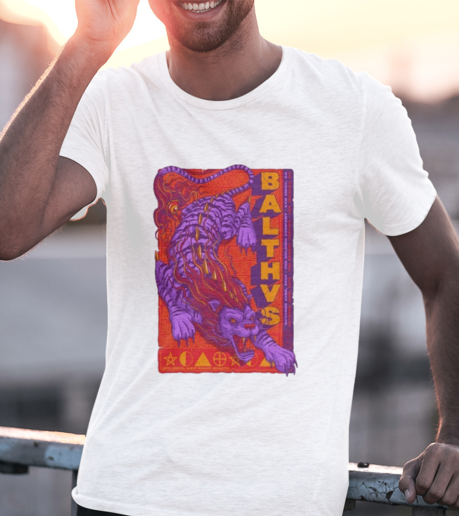 Balthvs San Diego October 22 2026 Featuring Richard Houghten Vibrant Lion T-Shirt