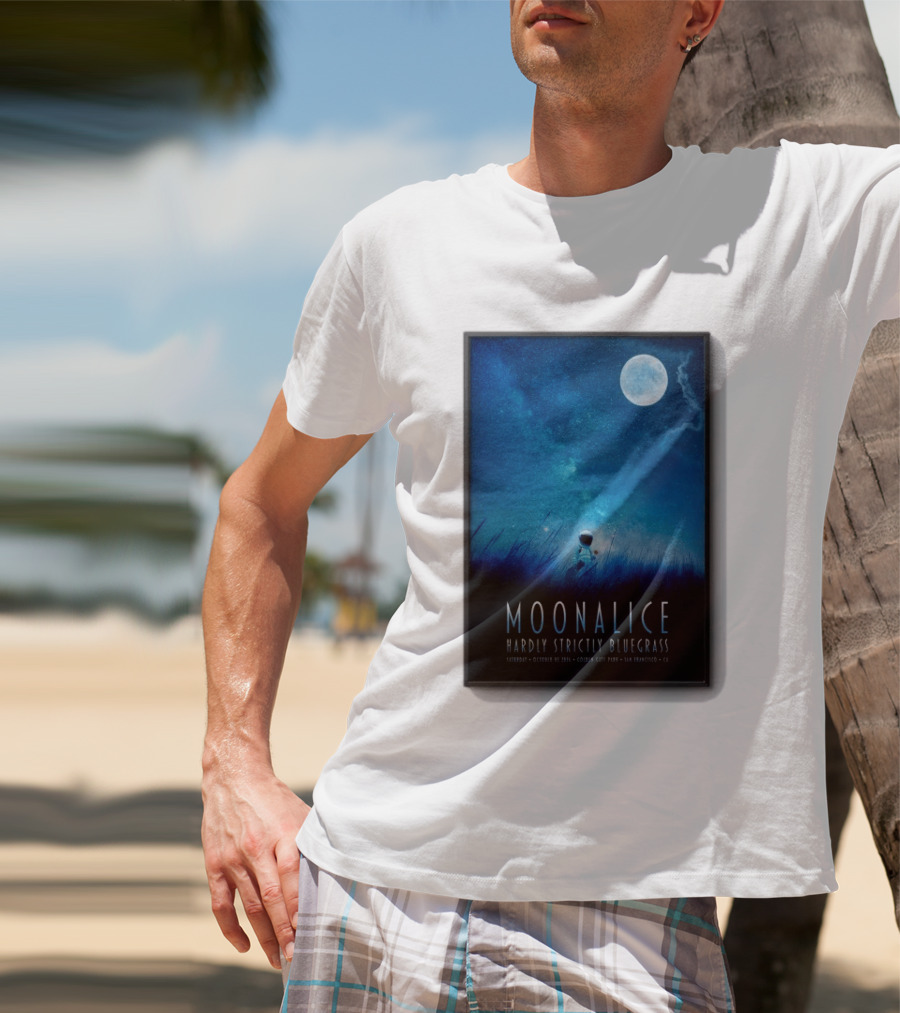 Original Moonalice Hardly Strictly Bluegrass October 3 2026 Golden Gate Park San Francisco CA T-Shirt