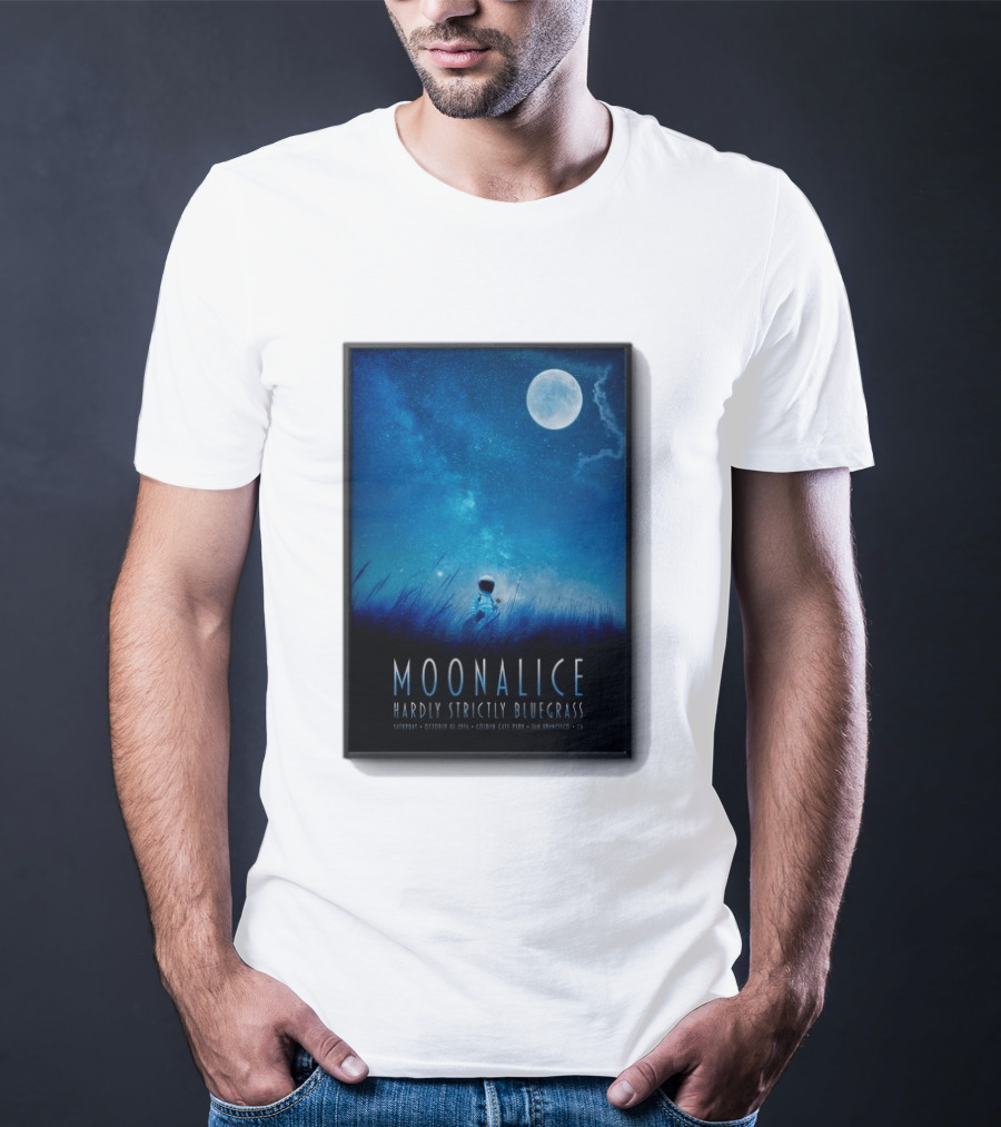 Original Moonalice Hardly Strictly Bluegrass October 3 2026 Golden Gate Park San Francisco CA T-Shirt