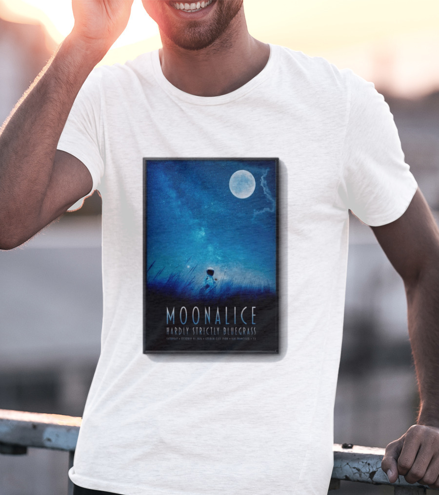 Original Moonalice Hardly Strictly Bluegrass October 3 2026 Golden Gate Park San Francisco CA T-Shirt