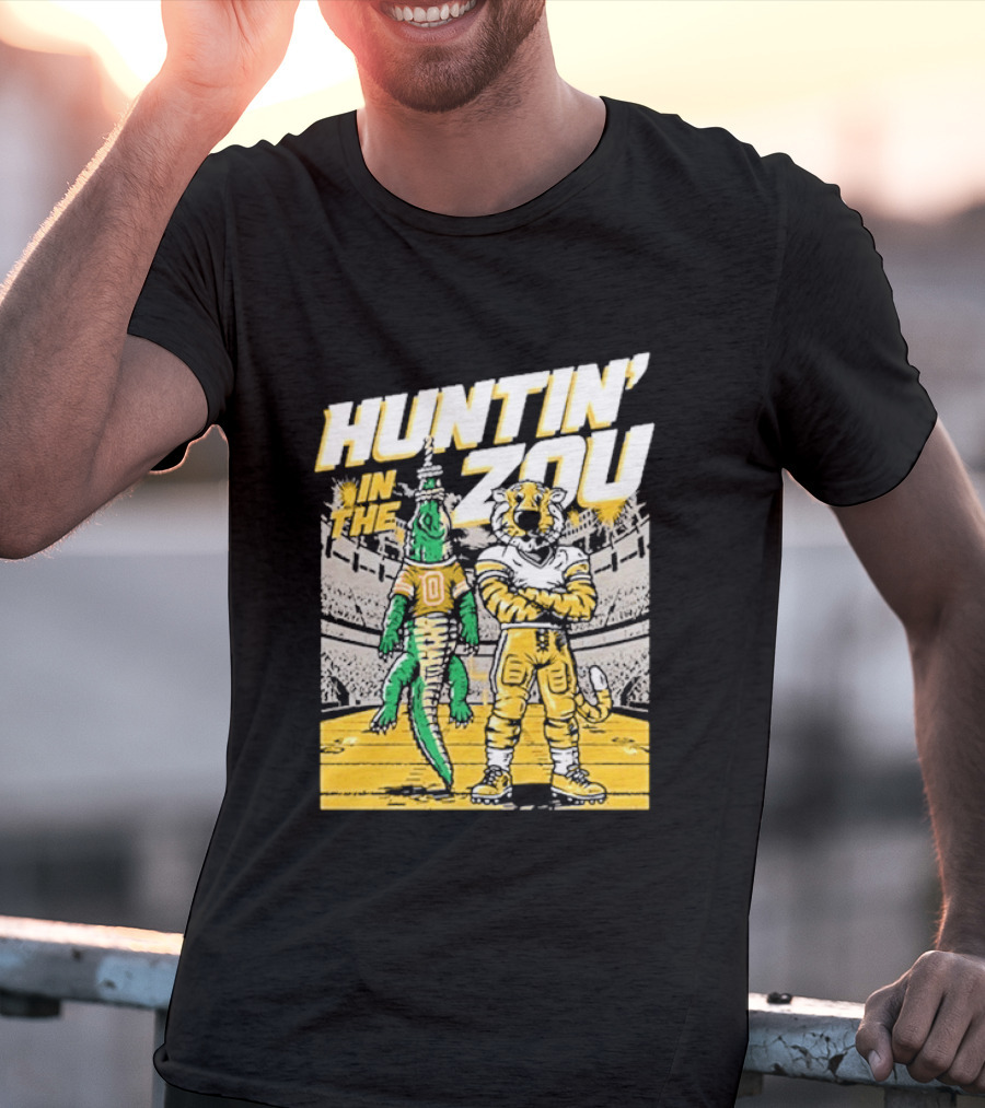 Huntin' In The Zou Mizzou Tigers Vs Florida Gators Stadium Showdown T-Shirt
