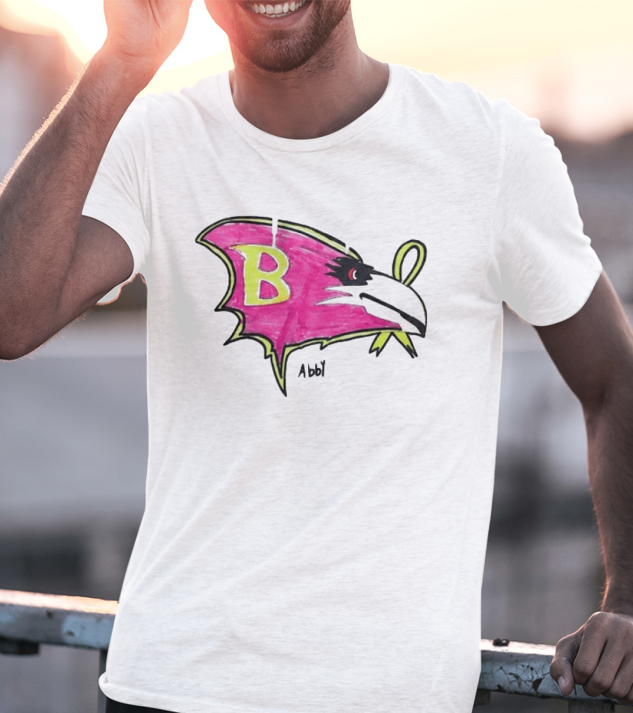 Baltimore Ravens Pink Ribbon Abby B T-Shirt