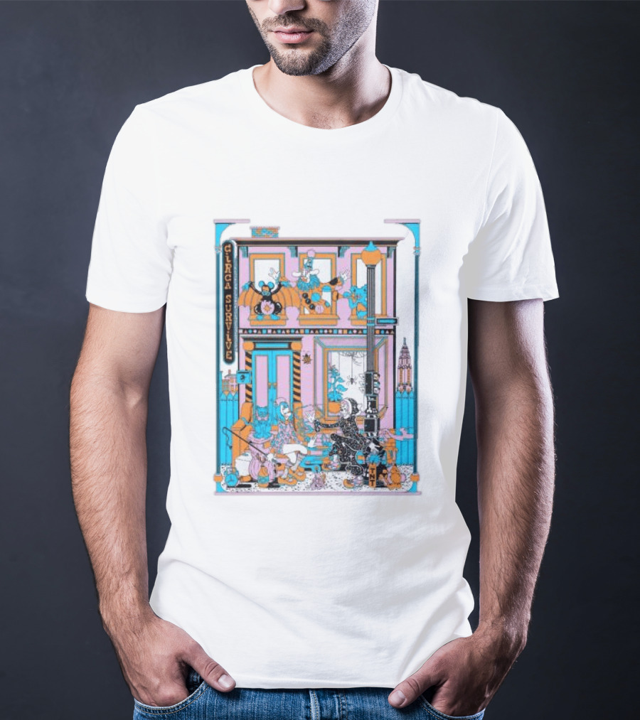 Circa Survive Halloween Street Scene Tnt Store T-Shirt