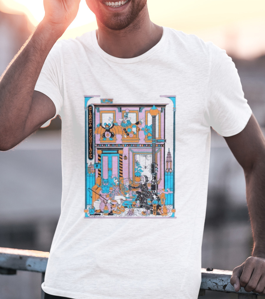 Circa Survive Halloween Street Scene Tnt Store T-Shirt