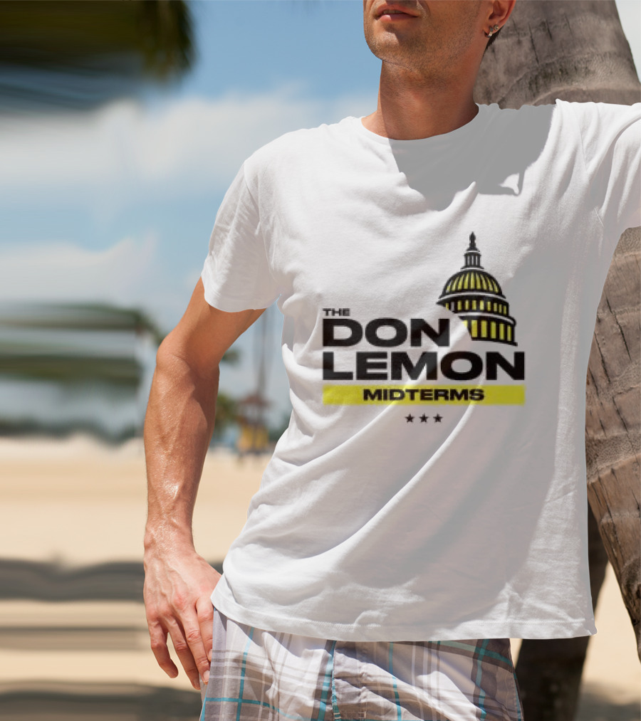 Don Lemon Midterms Capitol Illustration With Stars T-Shirt