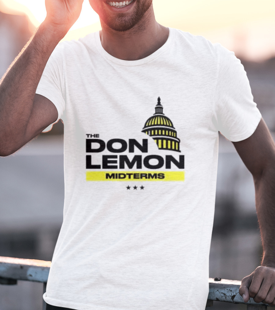 Don Lemon Midterms Capitol Illustration With Stars T-Shirt