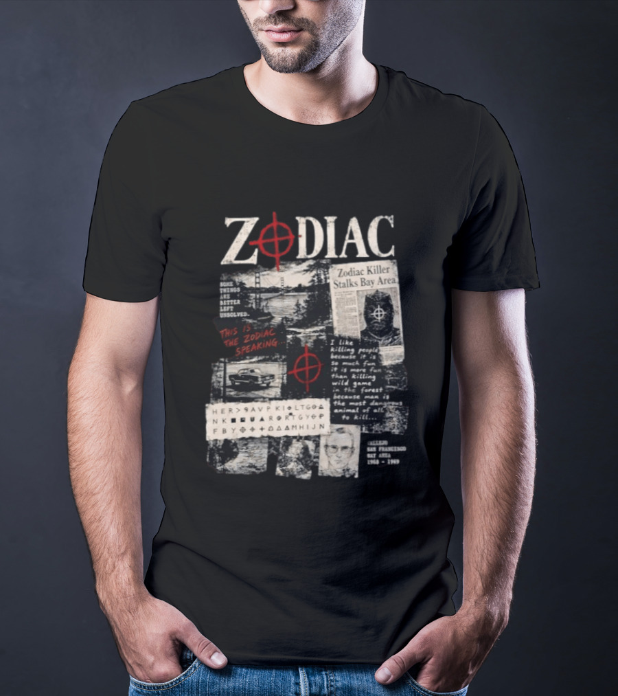 Zodiac Killer This Is The Zodiac Speaking Cipher San Francisco Bay Area T-Shirt