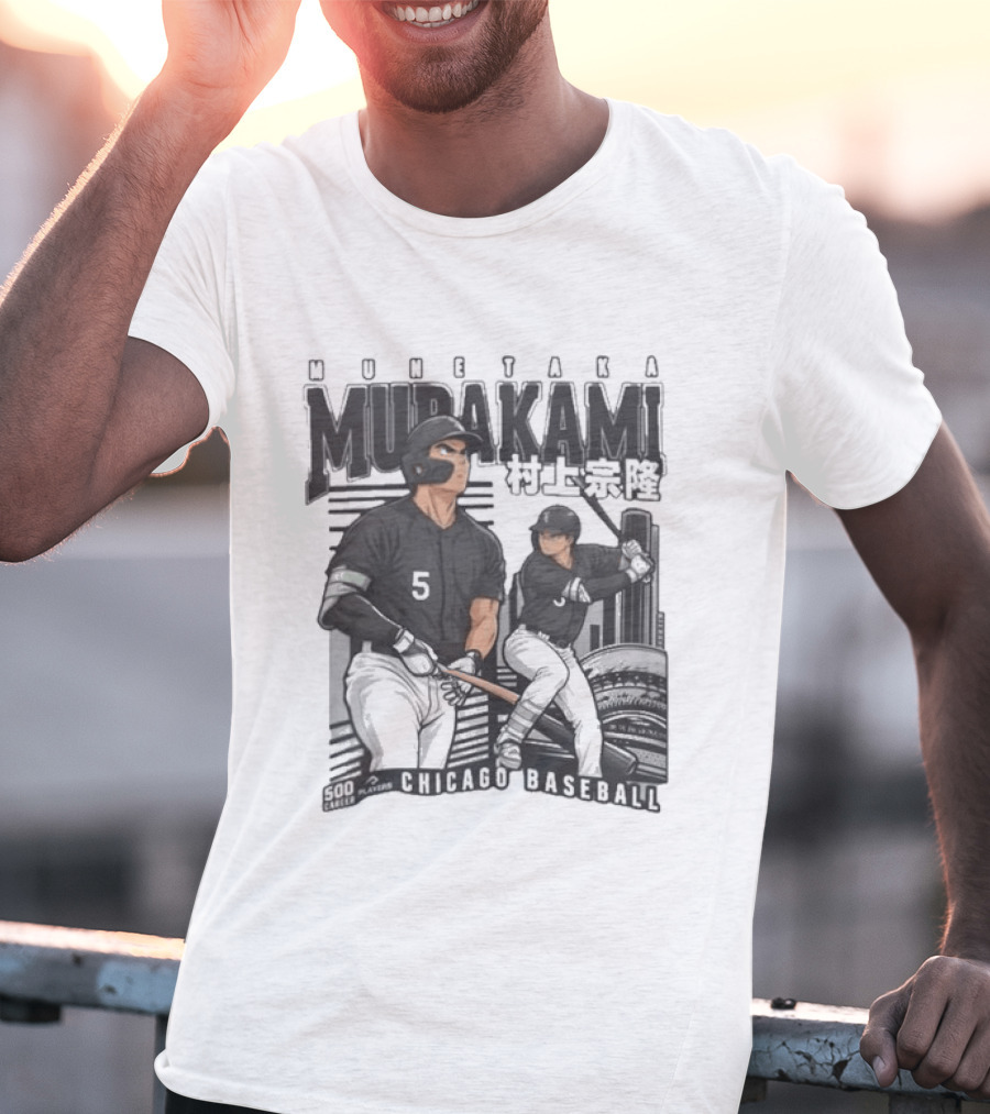 Munetaka Murakami 5 Chicago Baseball Anime T-Shirt