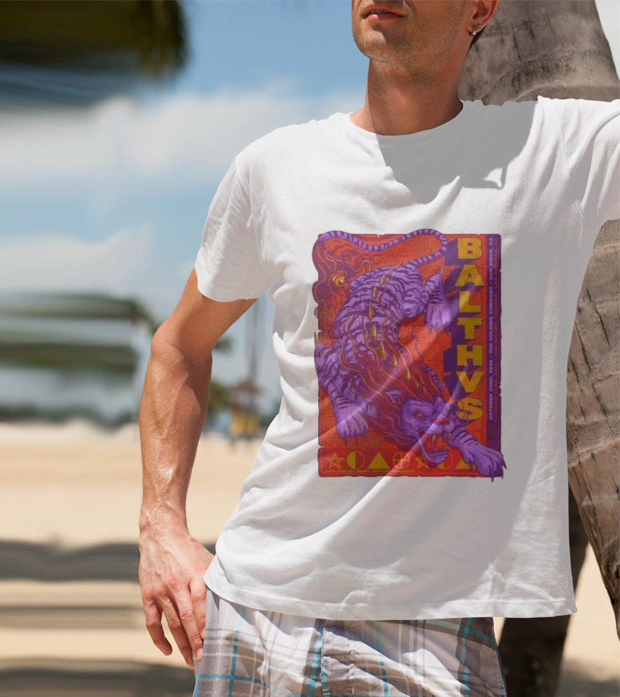Original Balthvs San Diego Oct 2026 Featuring Richard Houghten Vibrant Lion T-Shirt