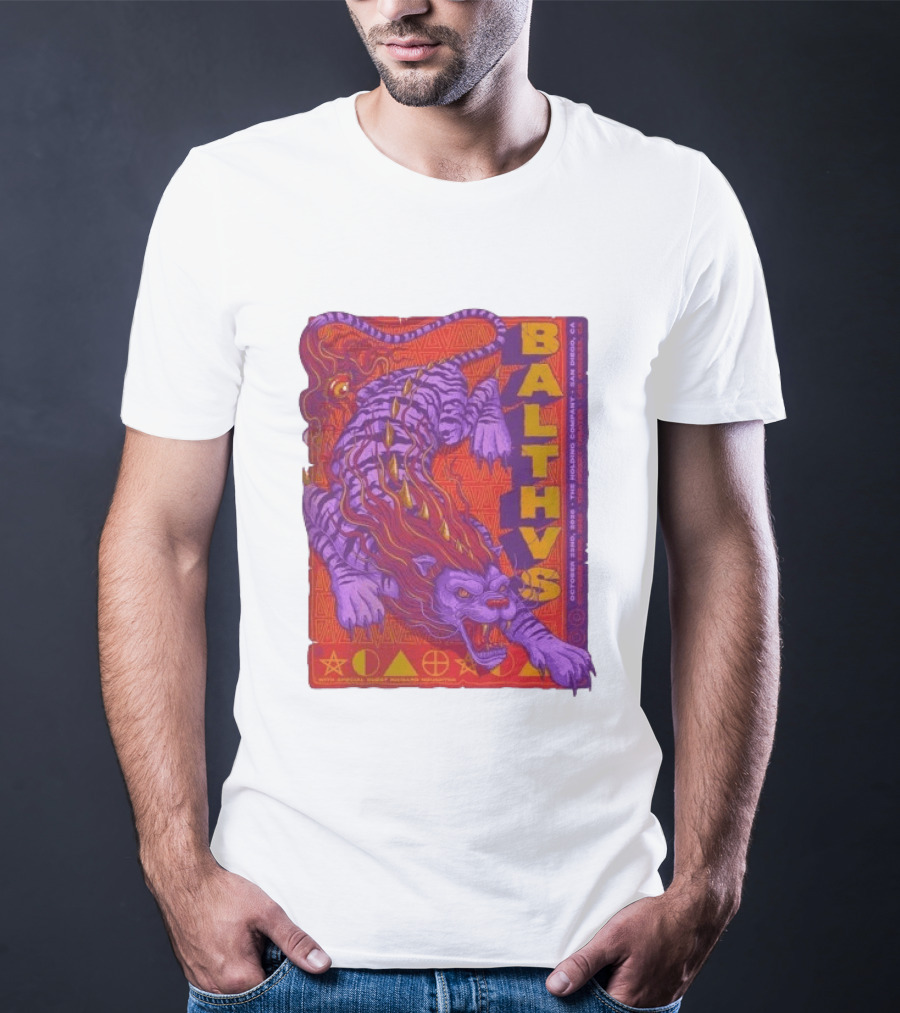 Original Balthvs San Diego Oct 2026 Featuring Richard Houghten Vibrant Lion T-Shirt