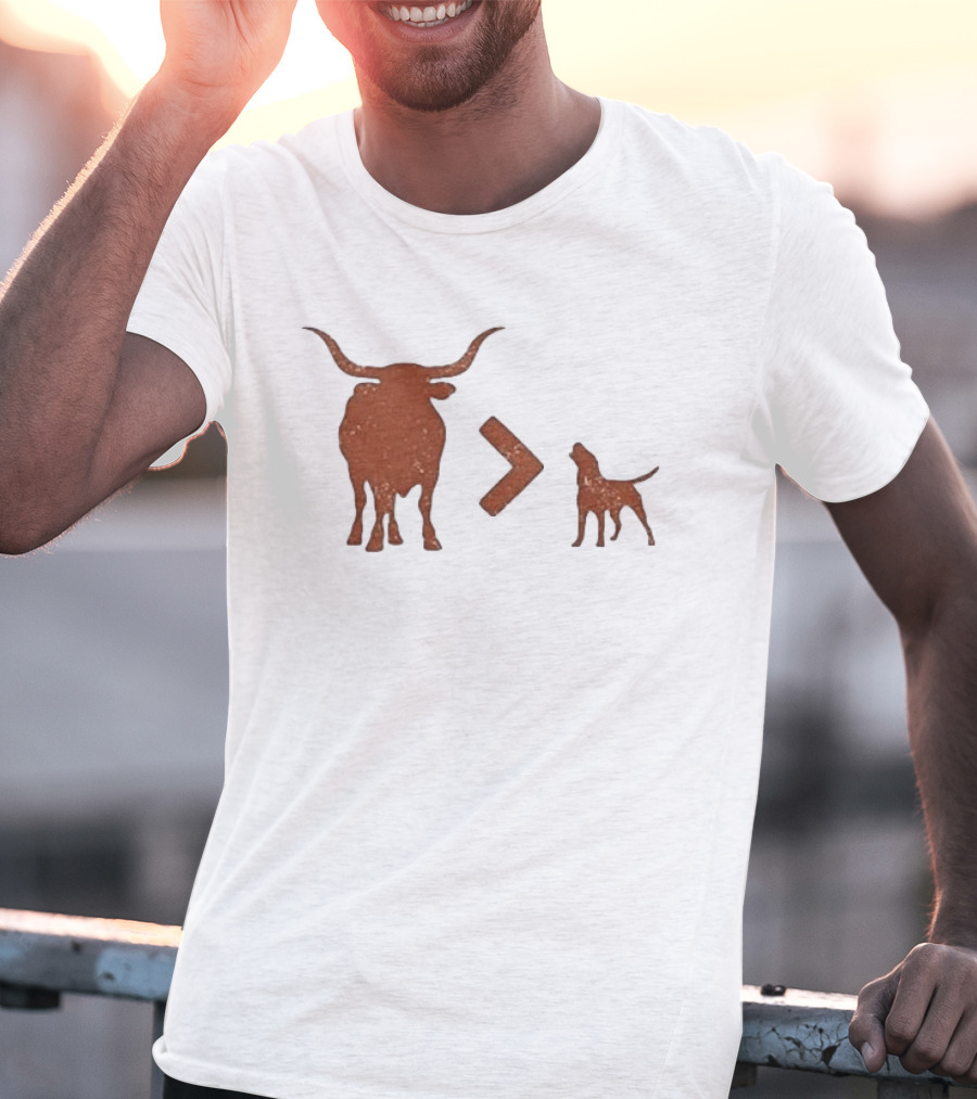 Original Greater Than Texas Football Rivalry Longhorn Vs Aggie T-Shirt