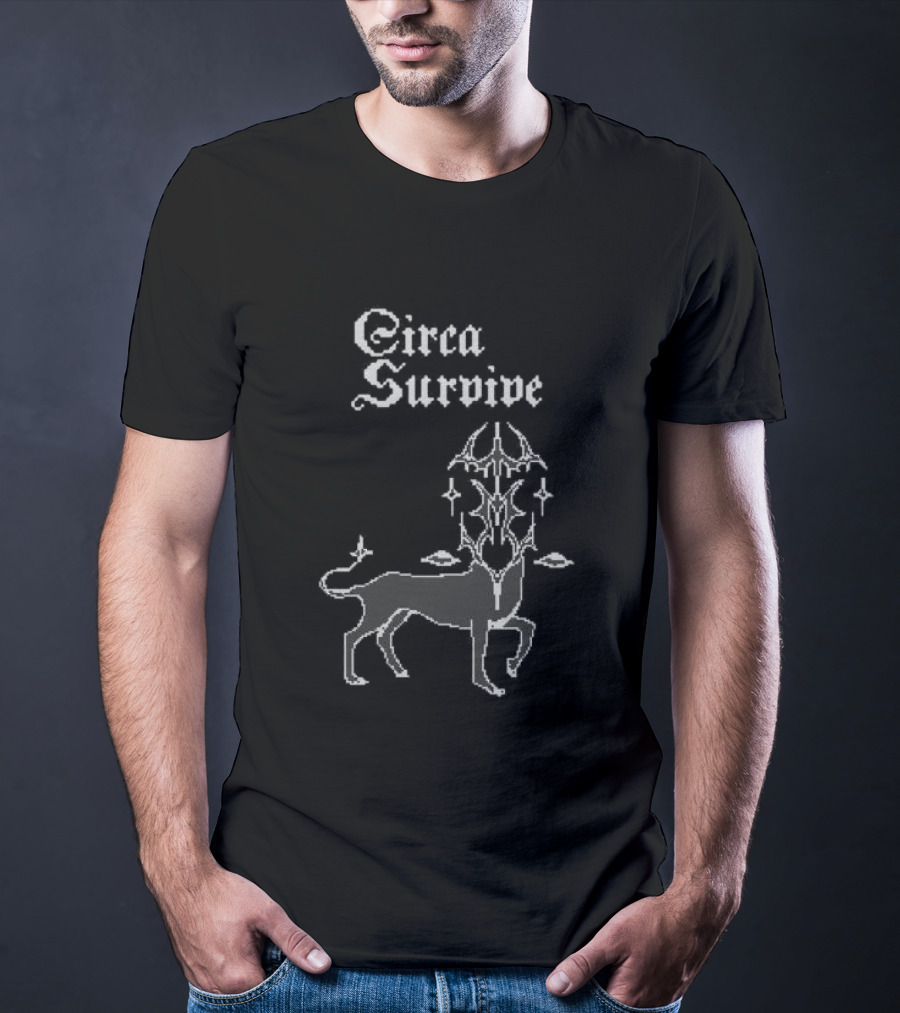 Circa Survive Pixel Creature Mystic Dog T-Shirt