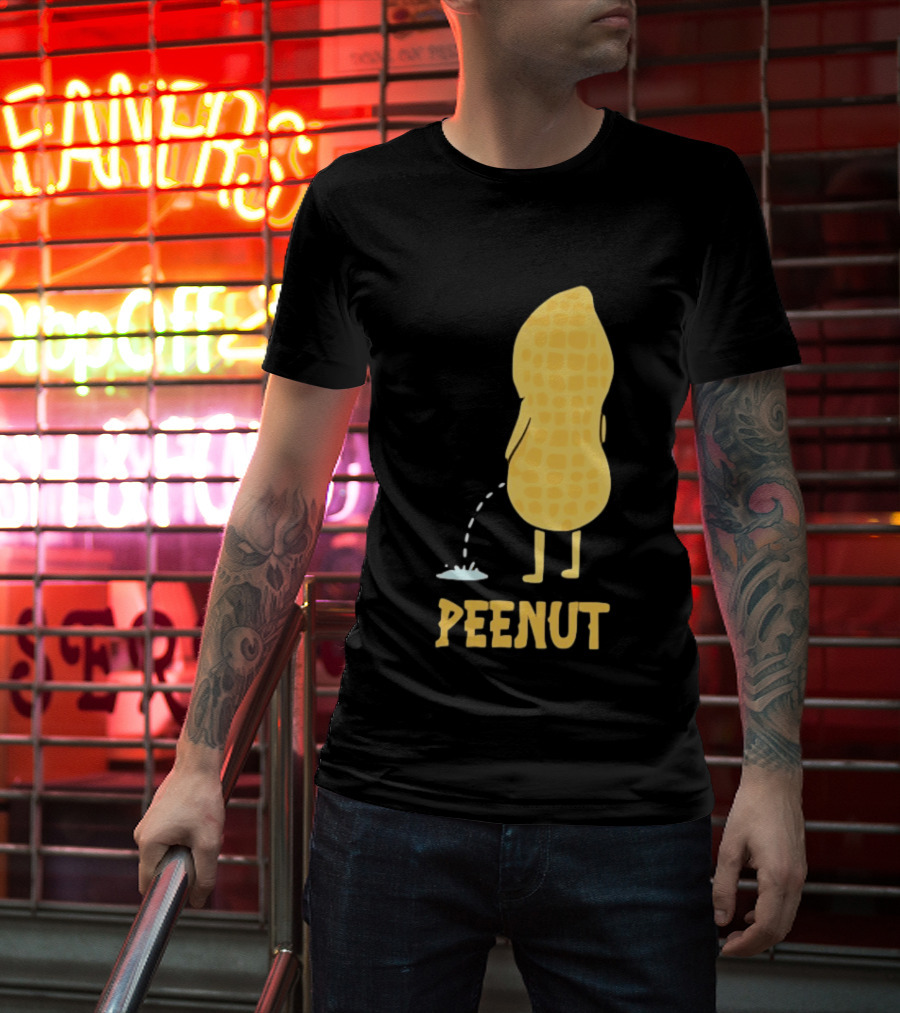 Peenut Funny Peanut Character With Humorous Twist T-Shirt