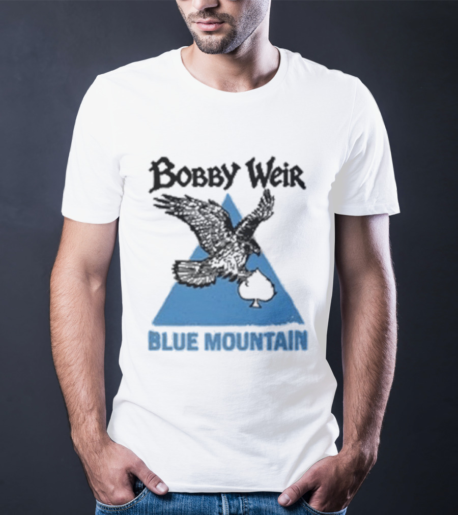 Bobby Weir Blue Mountain Eagle Spade Triangle T-Shirt