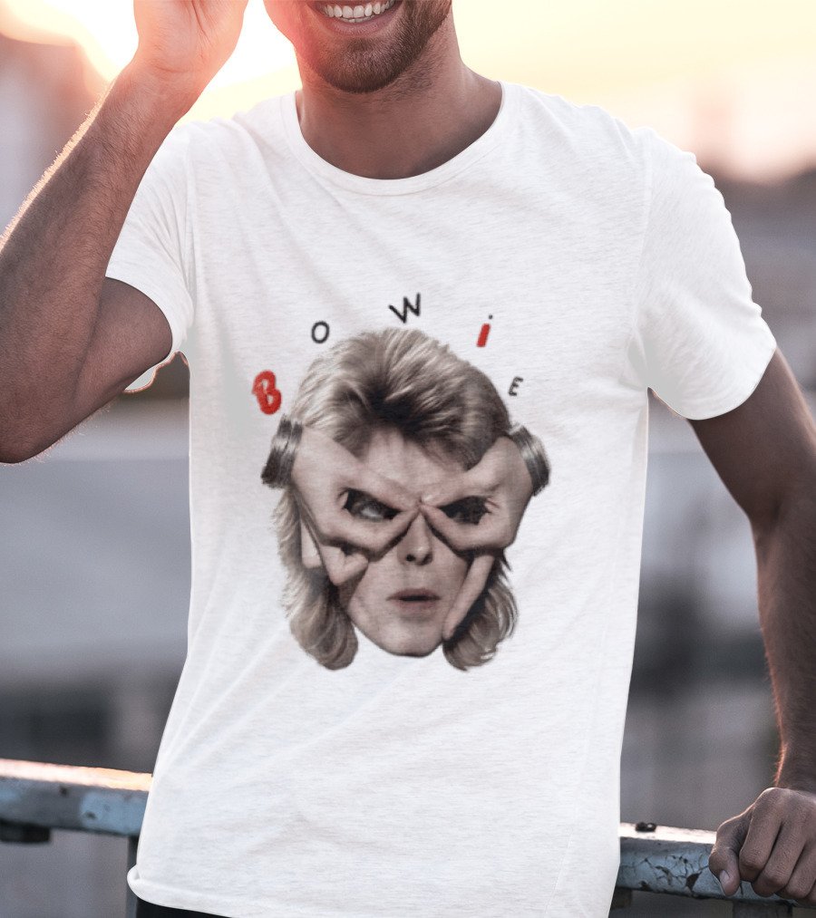 Bowie David Bowie Hands Framing Eyes Retro Music T-Shirt