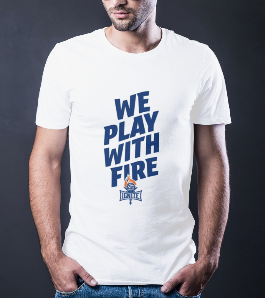 Indy Ignitevb We Play With Fire Cropped T-Shirt