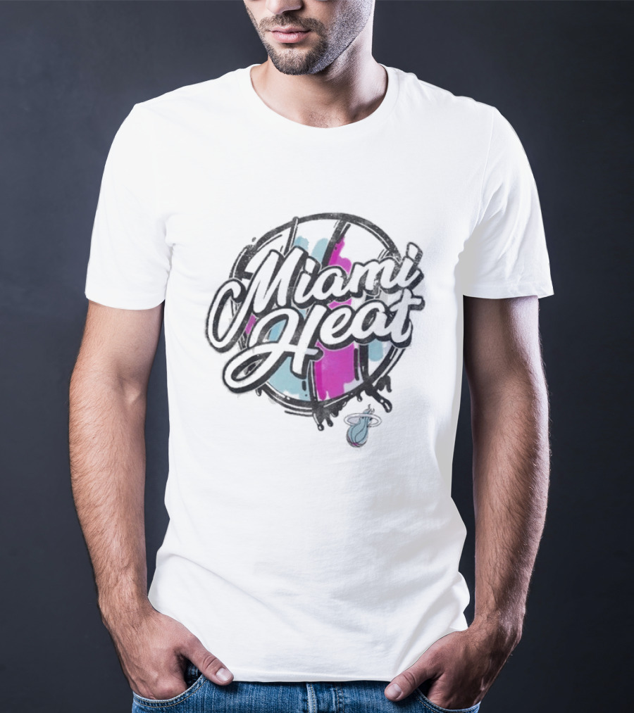 Miami Heat Basketball 2026 Vice Nights T-Shirt
