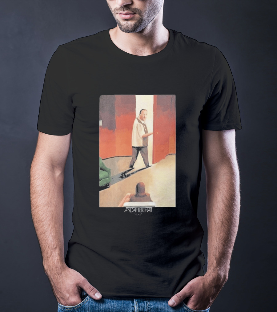 After That Therapy Scene Black Edge T-Shirt