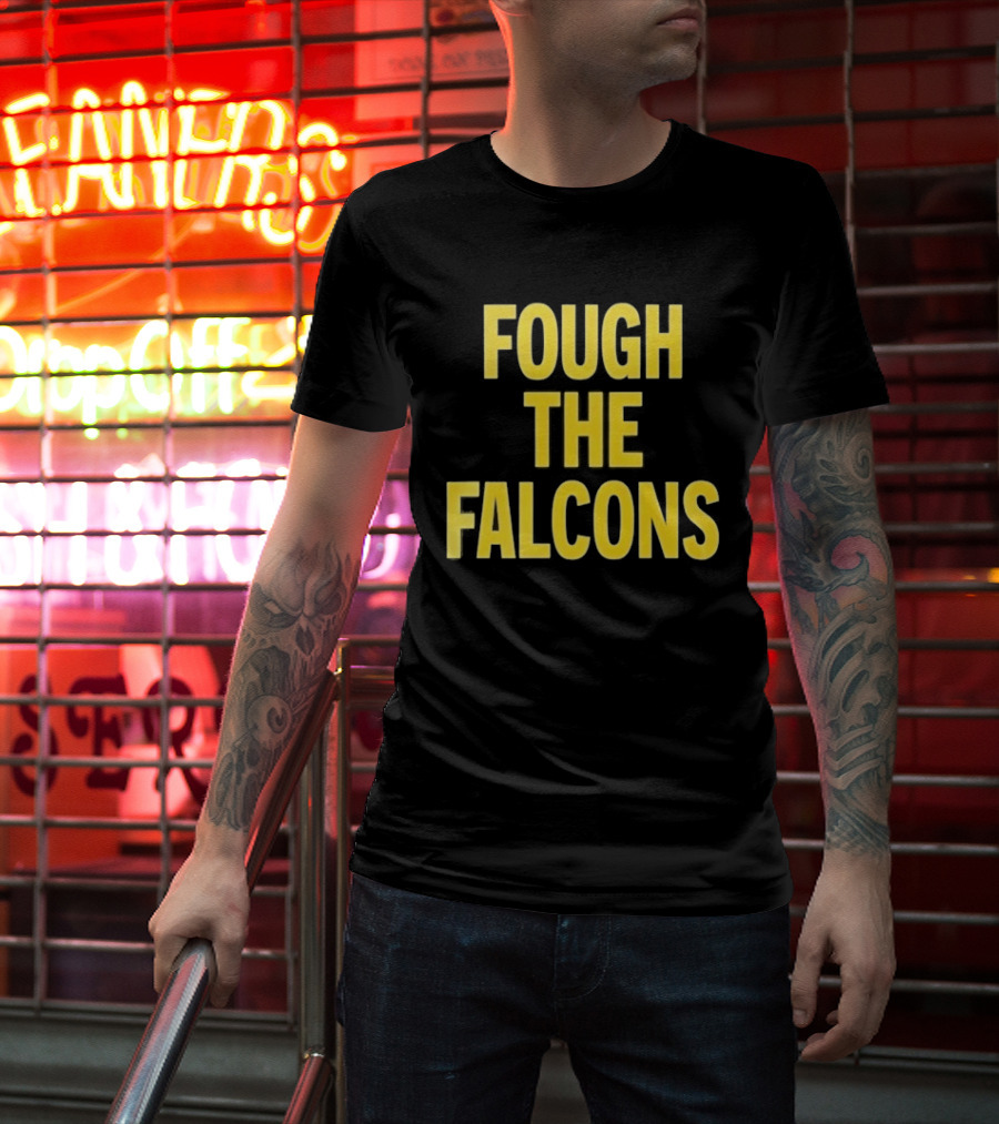 Atlanta Falcons Fough The Falcons Bold Yellow T-Shirt