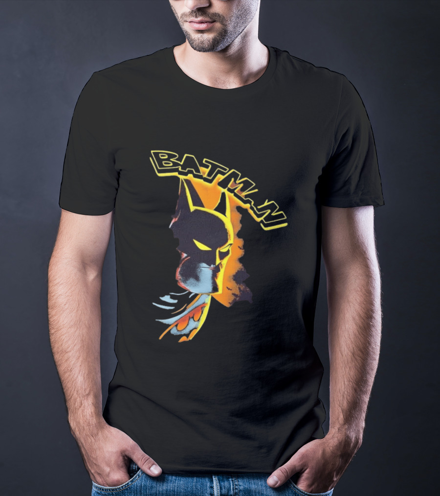 Batman DC Comics Superhero Dark Knight Iconic Mask T-Shirt