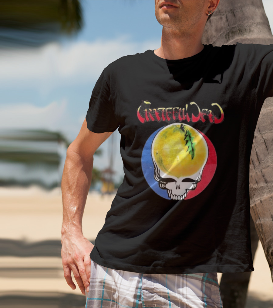 Grateful Dead Steal Your Face Pomelo Skull T-Shirt