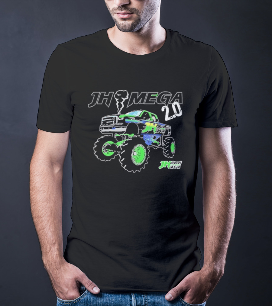 Cleetus Mcfarland JH Mega 2.0 Mud Truck Monster Rally T-Shirt