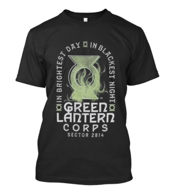 Heroes Villains Store Green Lantern Corps Sector 2814 Classic Comfort Brightest Day Blackest Night T-Shirt