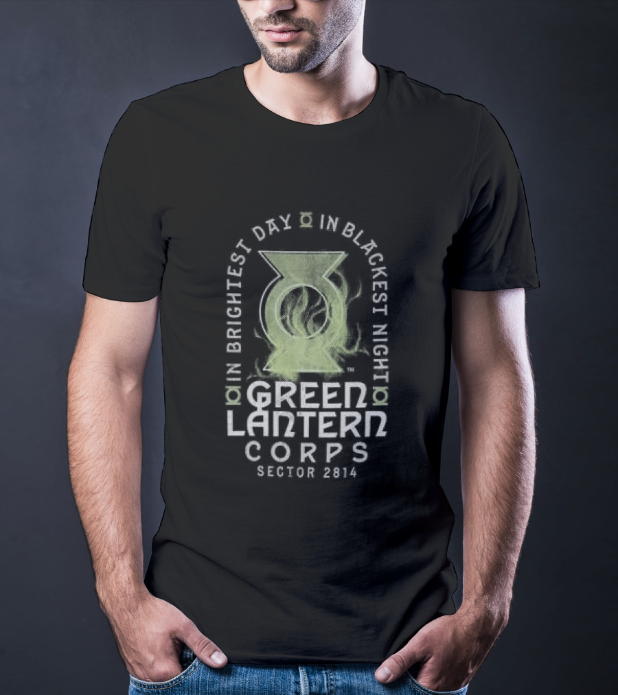 Heroes Villains Store Green Lantern Corps Sector 2814 Classic Comfort Brightest Day Blackest Night T-Shirt
